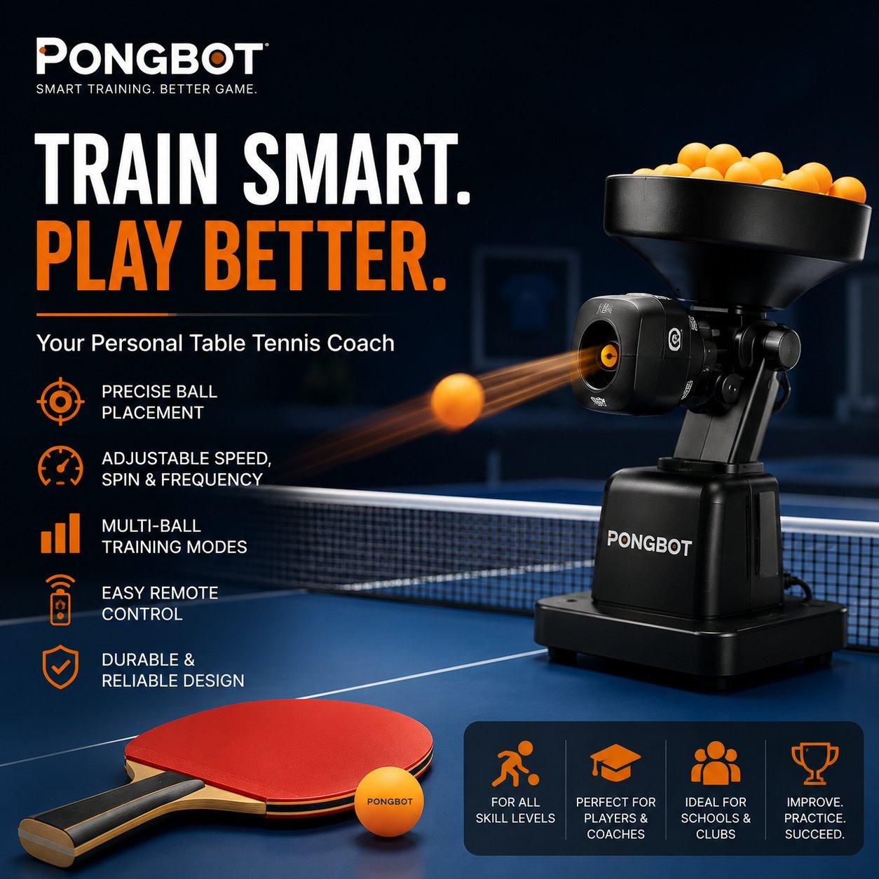 Pongbot: Revolutionizing Table Tennis Training with Smart Technology