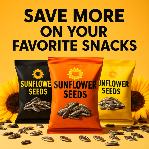 Save More on Your Favorite Snacks with SMACKIN Sunflower Seeds