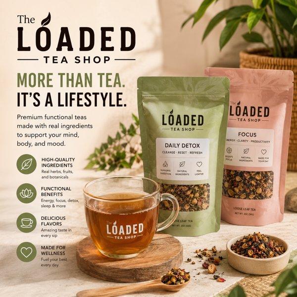 The Loaded Tea Shop: Premium Functional Teas for Wellness and Everyday Energy